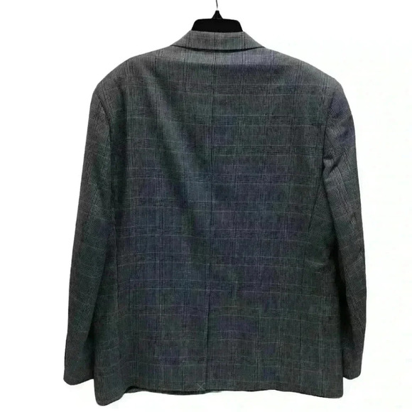 NWT Club Room Men's Two Button Plaid Blazer/Sport Jacket - Size 46R - Picture 2 of 6